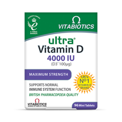 Vitabiotics Ultra Vitamin D3 4000IU 96 Tablets
