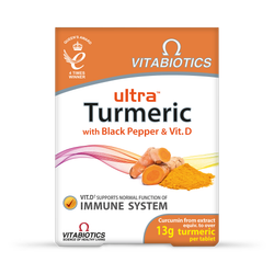 Vitabiotics Ultra Turmeric with Black Pepper & Vitamin D 60 Tablets