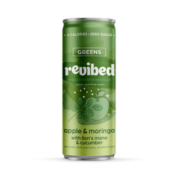 Revibed Superfood Infusions Greens (Apple & Moringa) Sparkling Water 250ml