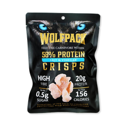 Wolfpack Protein Crisps 12 x 35g Salt and Vinegar