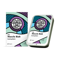 Hippie Turtle Herbal Co Cooling CBD Muscle Rub 500mg 40g