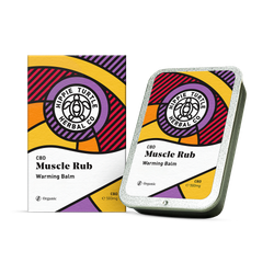 Hippie Turtle Herbal Co Warming CBD Muscle Rub 500mg (40g) 40g