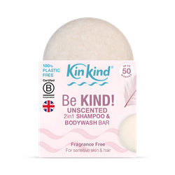 KinKind Be KIND! Fragrance Free 2in1 Shampoo & BodyWash Bar 50g