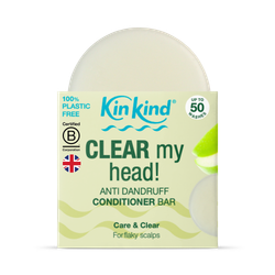 KinKind CLEAR my head! Anti Dandruff Conditioner Bar 40g