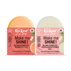 KinKind Make me SHINE! Gloss Complex Shampoo and Conditioner Bar Set 90g