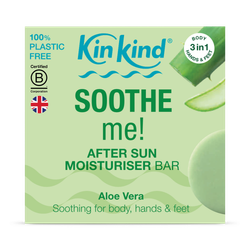 KinKind SOOTHE me! Aloe Vera After Sun Moisturiser Bar 40g