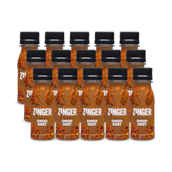 James White Drinks Organic Ginger Zinger Shots (Full Box) 15x 70ml