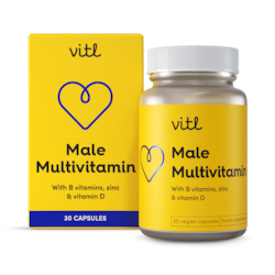 Vitl Male Multivitamin 30 Capsules