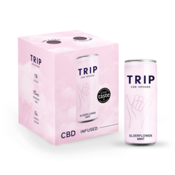 TRIP CBD Infused Elderflower Mint Drink 250ml