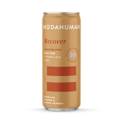 Medahuman Ginger & Blood Orange CBD Recover Drink 250ml