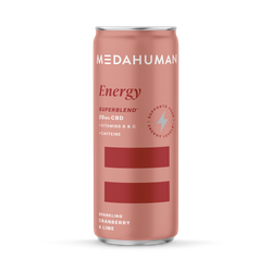Medahuman Cranberry & Lime CBD Energy Drink 250ml