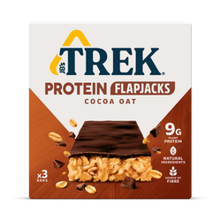 Trek Cocoa Oat Protein Flapjacks 3x 50g