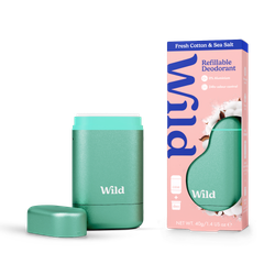 WILD Fresh Cotton & Sea Salt Deodorant Starter Pack