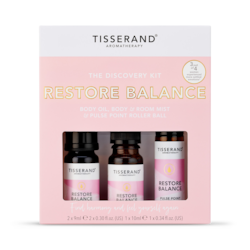 Tisserand Restore Balance Discovery Kit 2x9ml - 1x10ml