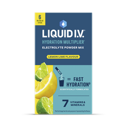 Liquid I.V. Hydration Electrolyte Powder Mix Lemon Lime 6 Sachets