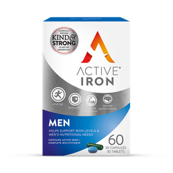 Active Iron for Men 30 Capsules + 30 Tablets