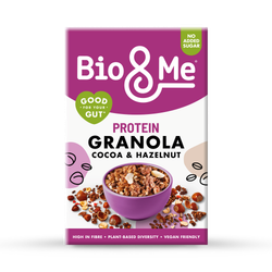 Bio & Me Cocoa & Hazelnut Protein Gut-Loving Granola 360g