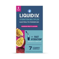 Liquid I.V. Hydration Electrolyte Powder Mix Passion Fruit 6 Sachets