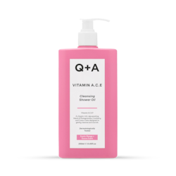 Q+A Vitamin A.C.E Cleansing Shower Oil 250ml
