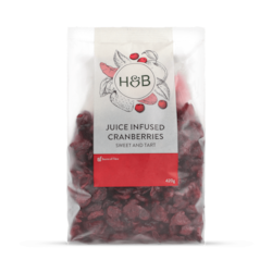 Holland & Barrett Juice Infused Cranberries 420g