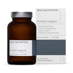 Wild Nutrition Food Grown Fertility Support for Men 60 Capsules