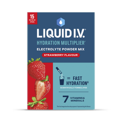 Liquid I.V. Hydration Electrolyte Powder Mix Strawberry Flavour 15 Sachets