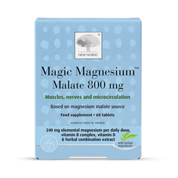 New Nordic Magic Magnesium Malate 800mg 60 Tablets