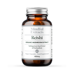 Mindful Extracts Organic Reishi Mushroom 60 Vegan Capsules