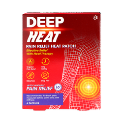 Deep Heat Pain Relief Heat 4 Patches
