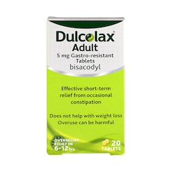 Dulcolax Adult 5mg Gastro-resistant 20 Tablets