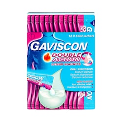 Gaviscon Double Action Liquid 12 Sachets