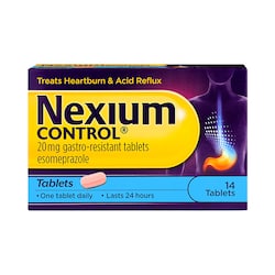 Nexium Control 20mg Gastro-Resistant 14 Tablets