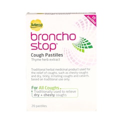 Buttercup Bronchostop Cough 20 Pastilles