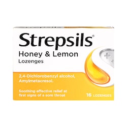 Strepsils Honey & Lemon 16 Lozenges