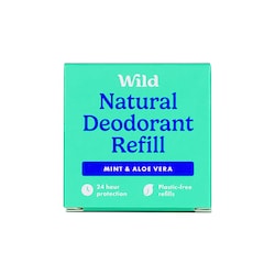 WILD Mint & Aloe Natural Deodorant Refill 40g