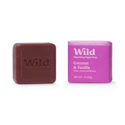 WILD Coconut & Vanilla Soap 100g