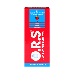 O.R.S. Hydration Strawberry 12 Tablets