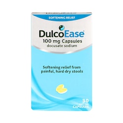 DulcoEase 100mg 30 Soft Gel Capsules