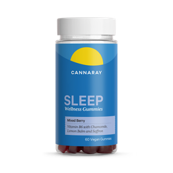 Cannaray Sleep Mixed Berry Flavour 60 Gummies