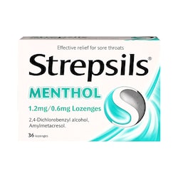 Strepsils Menthol 36 Lozenges