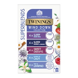 Twinings Superblends Wind Down Tea Collection 20 Tea Bags