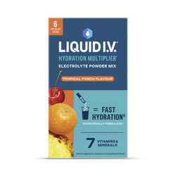 Liquid I.V. Hydration Electrolyte Powder Mix Tropical Punch 6 Sachets