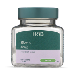 Holland & Barrett Biotin 120 Tablets 300ug