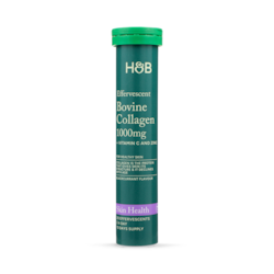Holland & Barrett Bovine Collagen  Blackcurrant Effervescent 20 Tablets 1000mg
