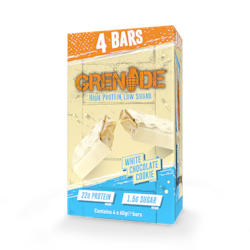 Grenade White Chocolate Cookie Protein Bars 4x 60g