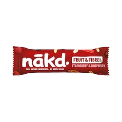 Nakd Fruit & Fibre Strawberry & Raspberry Bar 44g