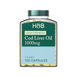 Holland & Barrett Pure Cod Liver Oil 1000mg 240 Capsules