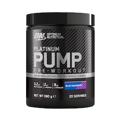 Optimum Nutrition Platinum Pump Pre-workout Blue Raspberry 380g