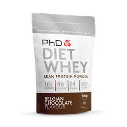 PhD Diet Whey Protein  Powder Belgian Chocolate 600g