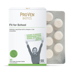 Pro-Ven Biotics Fit For School 30 Chewable Tablets